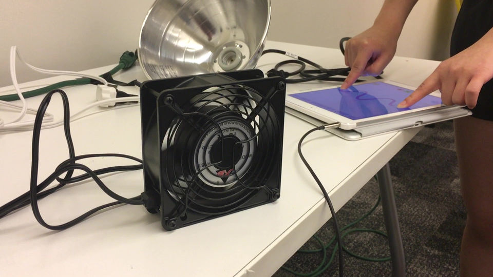 Input from App Triggering Fan Based on Frequency Using Arduino